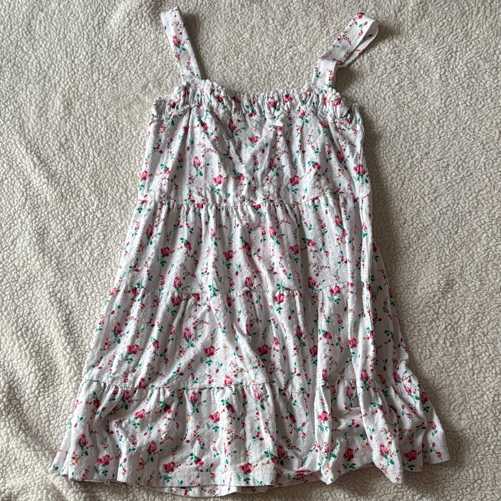 Betsy Johnson floral Dress with adjustable button straps